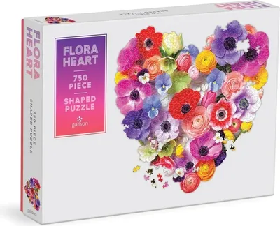Productafbeelding van Galison Puzzel, Bloemendhart, 750 stukjes