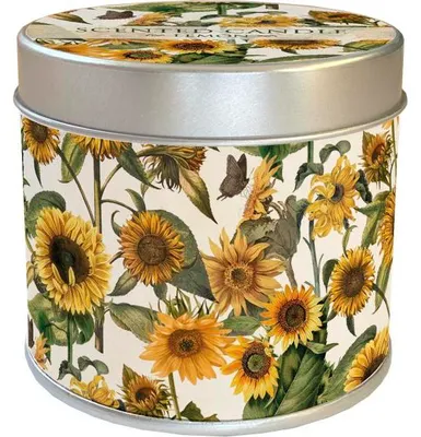 Image de Bougie décorative parfumée tournesols citron