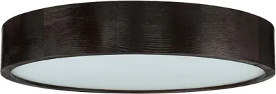 Produktbild von Deckenlampe Holz rund Ø 47 cm blendarm 3x E27 Deckenleuchte Flur Wohnzimmer Schlafzimmer