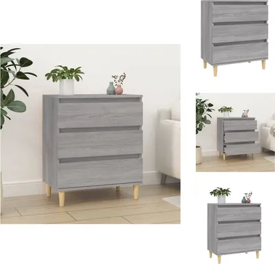 Produktbild von vidaXL Sideboard Grau Sonoma 60x35x70 cm Holzwerkstoff -  Sideboards