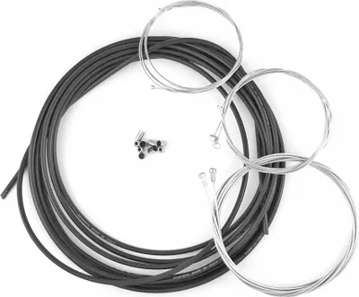 Immagine prodotto di Kit di riparazione cavo TNT Cavo Bowden Cavo acceleratore Cavo cambio Cavo frizione incl. tappi e coperchio, nero