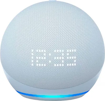 Produktbild von Amazon Echo Dot (5. Gen), Amazon Alexa, Sphärisch, Blau, Grau, Deutsch, Englisch, Spanisch, Französisch, Italienisch, Android, Fire OS, 4,4 cm