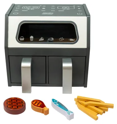 Productafbeelding van Mamamemo – Speelkeukenairfryer met houten accessoires
