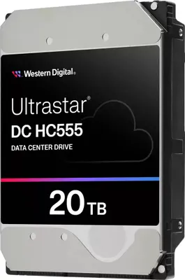 Produktbild von Western Digital Ultrastar DC HC555 HDD 20TB 3,5" 7200rpm 512MB pro Server/Workstation