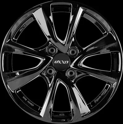 Produktbild von 15 Zoll Alufelge OXXO OBERON 4 15"x5,5" 4x100 PCD ET40 54,1mm Felge Schwarz