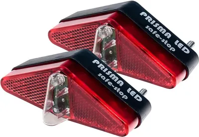 Produktbild von 2x PRISMA LED Fahrrad Rücklicht Z-Reflektor 80 mm Dynamo Standlicht