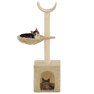 Immagine prodotto di vidaXL Tiragraffi per gatti con tiragraffi in sisal 105 cm Beige