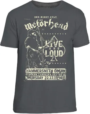 Image de T-shirt Motörhead Live and Loud