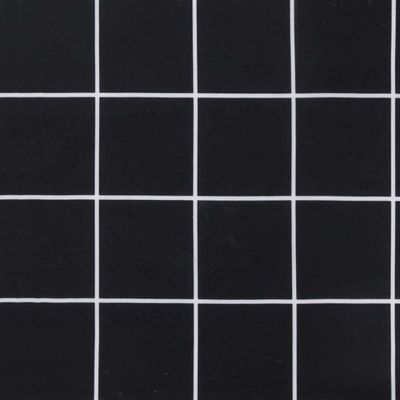 vidaXL Paletový polštář Black Check Pattern 60x60x8 cm Oxford Fabric