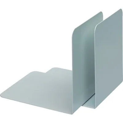 Produktbild von Alco Buchstütze Metall 125x140x140mm weiß 2 Stück