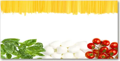 Produktbild von Tulup® Leinwandbild - 140x70 cm - Wandkunst - Drucke auf Leinwand - Leinwanddruck  - Essen & Getränke - Mehrfarbig - Italienische Flagge