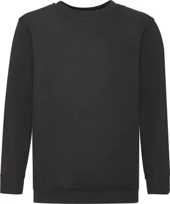 Produktbild von F324NK - Fruit of the Loom Kids´ Classic Set-In Sweat Black    128