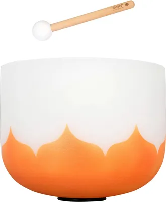 Obrázok produktu pre Sela SECLU13D Lotus Krištáľová spievajúca miska 13" Sacral Chakra