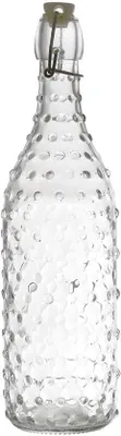 Productafbeelding van Glazen fles met beugelsluiting - 1 liter