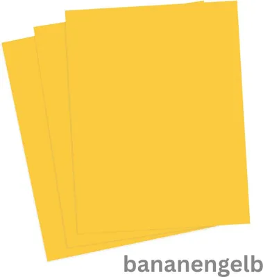 Obrázok produktu pre folia 6122/4/14 folia farebný kartón, DIN A4, 220 g/m², 100 listov, banánovožltá