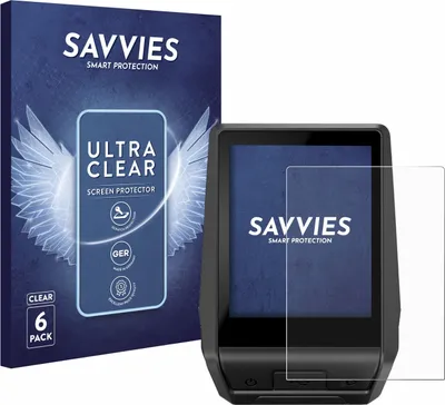 Produktbild von 6x Für Bosch Nyon 2 2021 / Nyon 2020 Schutzfolie Savvies Displayschutz Display Schutz Folie Klar Transparent