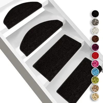Obrázek produktu pro Koberce Shaggy Step Mats Sphinx obdélníkové 23,5 x 65 cm černé