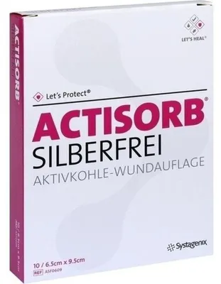Image de ACTISORB SILBERFREI 6,5x9,5 cm, 10 St COM