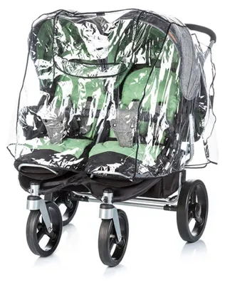 Image de Chipolino Housse de pluie universelle poussette jumelle, double siège