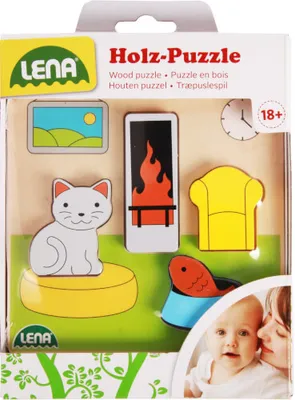 Produktbild von LENA® Holzpuzzle Wohnzimmer