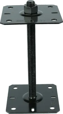 Immagine prodotto di Portapalo regolabile nero M20 per pali da 8 x 8 a 10 x 10 cm - al pezzo