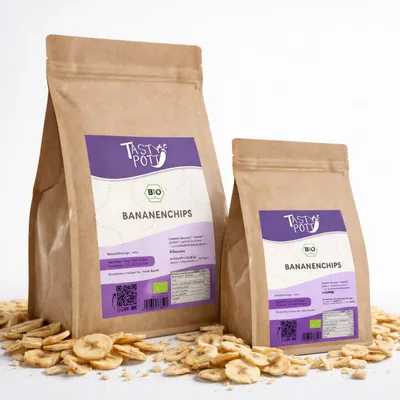 Produktbild von Tasty Pott Bananenchips - im Beutel - 1 Beutel
