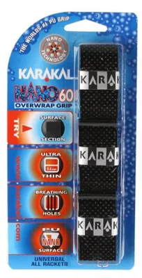 Productafbeelding van KARAKAL SURGRIPS NANO 60 Overgrips, 3-delig, zwart