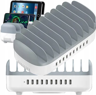 Zdjęcie produktu dla Inteligentna Stacja Ładowania Telefonów Tabletów Orico 10 X Usb-A 2.4A 120W