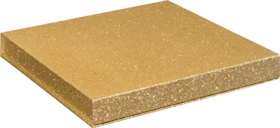 Zdjęcie produktu dla Luksusowe pudełko prezentowe, magnetyczne GLITZER GOLD Format 25x25x2,5cm 1 szt.