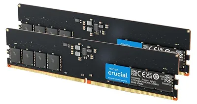 Produktbild von Crucial DDR5-5600 Kit      128GB 2x64GB UDIMM CL46 (16Gbit)