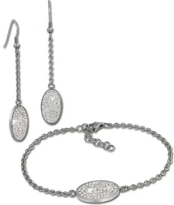 Produktbild von Amello Damen Edelstahl weiß Sets D2ESSS03W