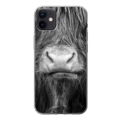 Produktbild von MuchoWow® Handyhülle Schutzhülle Hülle für iPhone 12 mini Schottischer Highlander - Haare - Tiere Silikon Softcase Handy Hülle - Bild