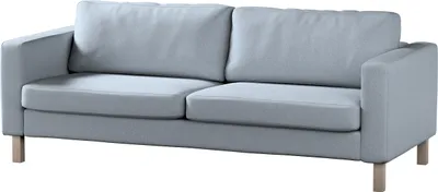 Produktbild von Dekoria Bezug für Karlstad 3-Sitzer Sofa nicht ausklappbar, kurz, steingrau, Bezug für Karlstad