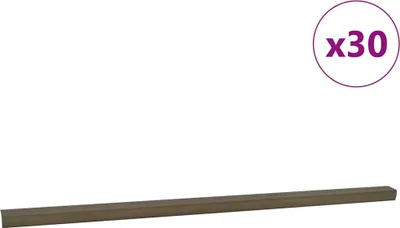 Immagine prodotto di vidaXL Profili per scale 30 pezzi Marrone 67 cm Alluminio