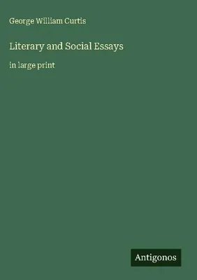 Produktbild von Literary and Social Essays