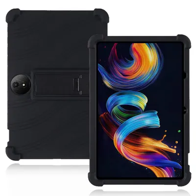 Produktbild von Tablet Hülle für TCL NxtPaper 11 Plus 11,5", Stoßfeste Weiches Silikon Schutzhülle mit Standfunktion Schwarz