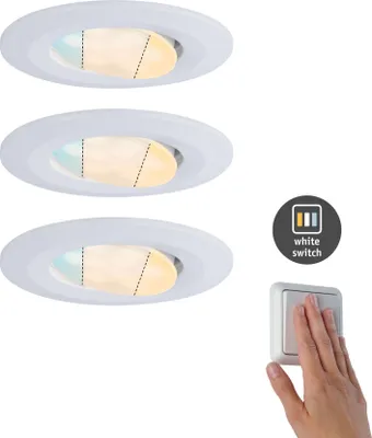 Obrázek produktu pro Paulmann LED vestavné svítidlo Calla sada 3 otočných svítidel