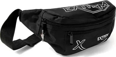 Immagine prodotto di Borsa Street in nylon borsa da donna uomo cintura nera 28x9x12 - incl. ciondolo a forma di fata D2OTJ508S
