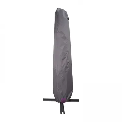Image de Housse de parasol déporté 230 x 45 cm gris - Oviala Cov'Up
