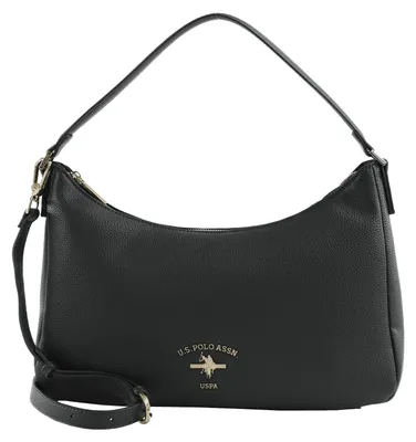 Image de U.S. POLO ASSN. sac à épaule sac à épaule bandoulière Stanford Hobo Bag Black noir