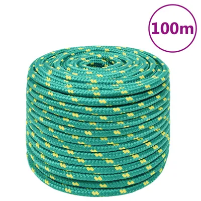 Imagen del producto de Cuerda de barco polipropileno verde 12 mm 100 m
