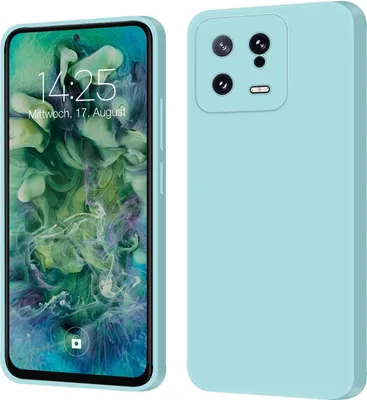Produktbild von Hülle für Xiaomi 13 5G Case Cover Bumper Silikon Softgrip Schutzhülle Farbe: Hellblau