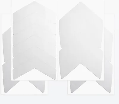 Obrázek produktu pro Luxshield reflexní nálepka Arrow 70 mm stříbrná – lepší viditelnost na silnici...