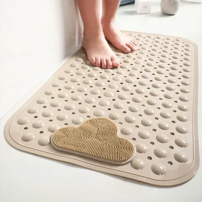 Productafbeelding van Comfortabele, antislip douchemat van 90 x 60 cm met massagefunctie
