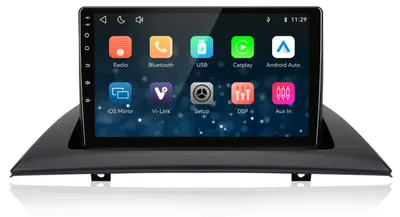 Produktbild von 9 Zoll Plug & Play Autoradio für BMW X3 E83 2004-2012 CarPlay Android Auto Bluetooth Navigation Lenkradsteuerung Linux
