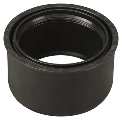 Produktbild von airfit Superkurz-Reduzierstück DN 110x90aus PP, schwarz
