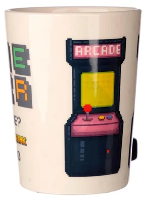 Produktbild von Arcade-Griffbecher für Gaming, Joystick-Design, 11 oz