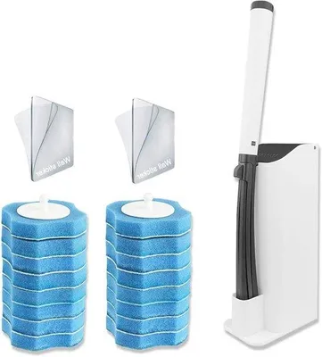 Productafbeelding van Famanu Toiletborstelset - Met verwisselbare opzetstukken - 16 stuks