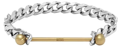 Immagine prodotto di Diesel DX1410931 Bracciale da uomo in acciaio inossidabile bicolore oro, 20 cm
