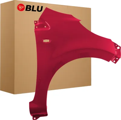 Produktbild von BLU Kotflügel Passend für Citroen C1 KJH Rechts Rot ScarletRot | 2005-2014 | Vorderseite Vorne | Lackiert | Einbaufertig